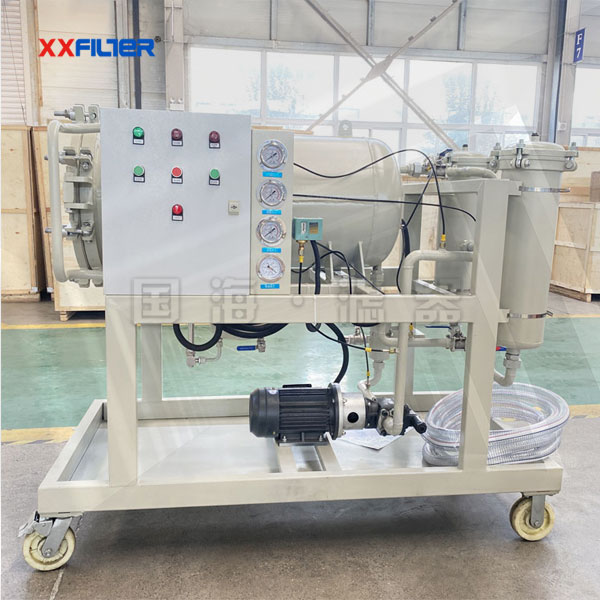 小型移動(dòng)式除水除雜聚結脫水濾油機
